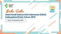 Buku Saku Hasil Studi Status Gizi Indonesia (SSGI) Kab/Kota Tahun 2021